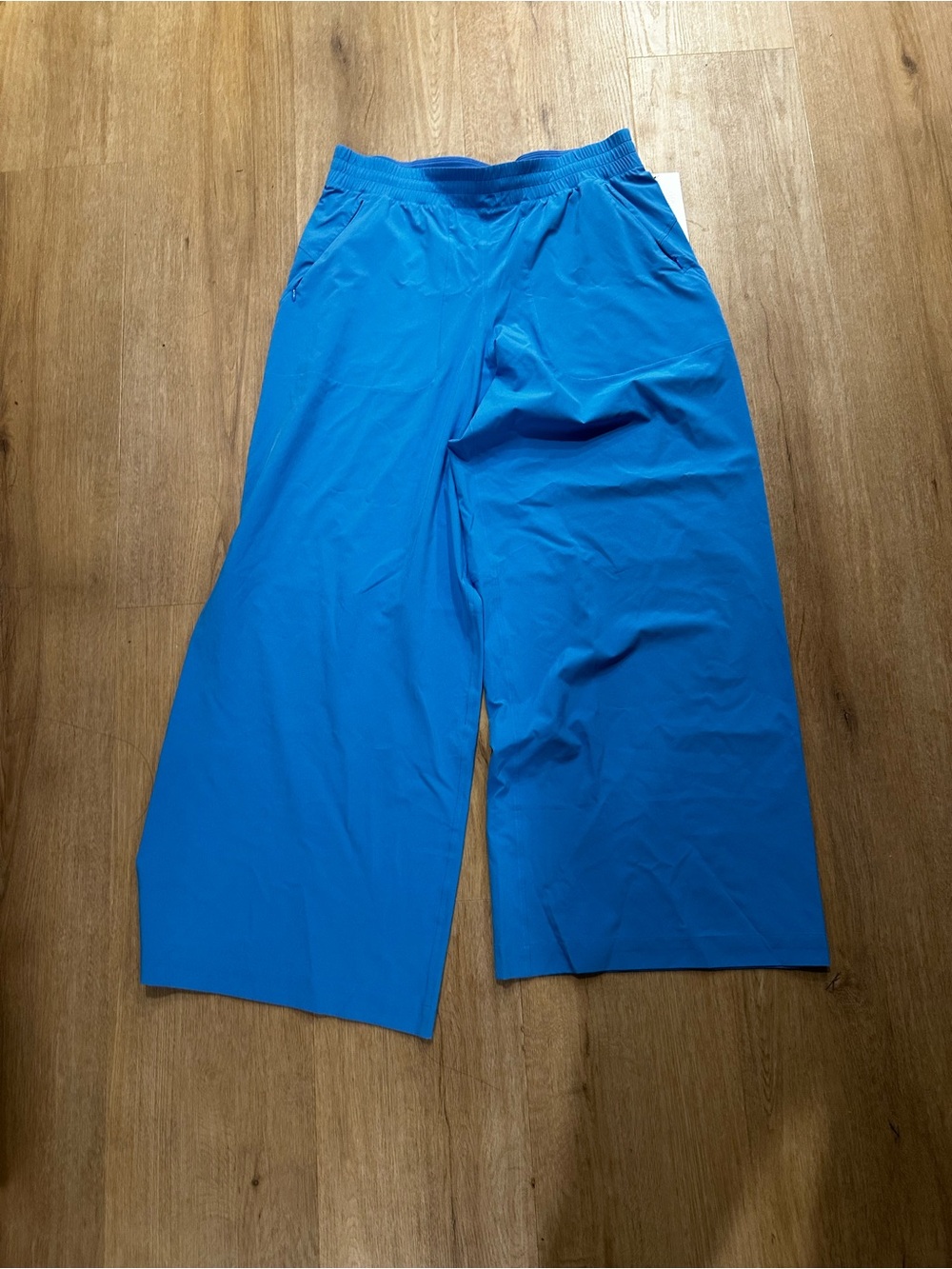 lululemon athletica Bright Blue Wide-Leg Track Pants